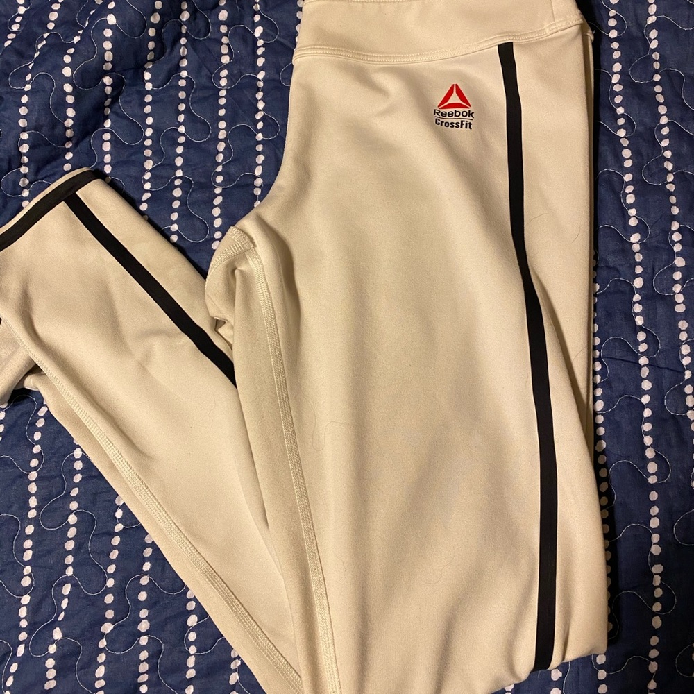 Reversible White Reebok Crossfit Games Leggings